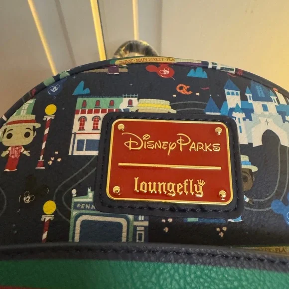 NWT Disney Parks Loungefly Dapper Dans Pop Mini Backpack Main Street Railway - Picture 10 of 11